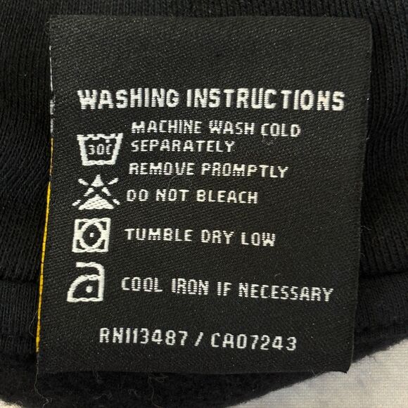 Vintage Avirex Y2K Gold Samurai Dragon Hoodie Sweatshirt Size XXL 2XL D050 -29 - Picture 7 of 16